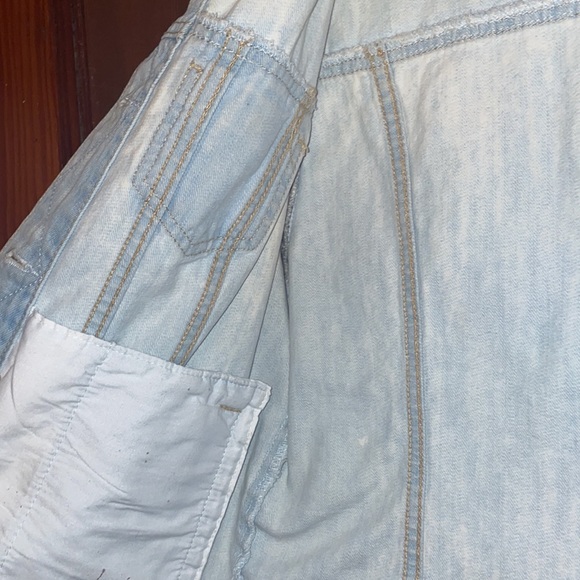 Aeropostale Jean jacket with soft grey sleeves - Picture 7 of 7